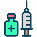 vaccine, medicine, healthcare, syringe, injection