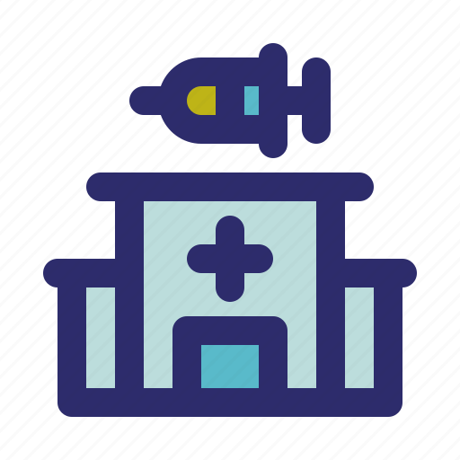 Hospital, vaccination, coronavirus, medical center icon - Download on Iconfinder