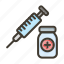 vaccine, injection, syringe, medical, medicine 