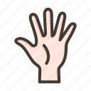 hand, gesture, finger, man, person