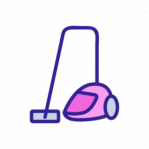 Appliance, cleaner, contour, electric, modern, vacuum icon - Download on Iconfinder