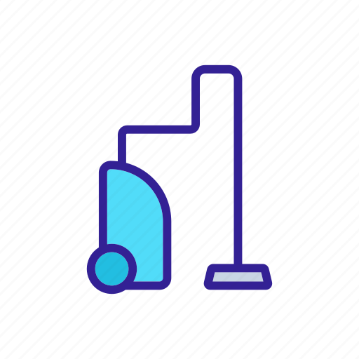 Cleaner, contour, home, machine, vacuum icon - Download on Iconfinder