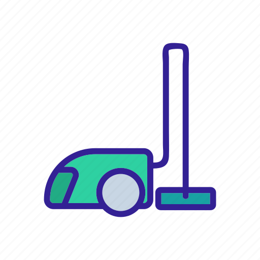 Cleaner, contour, home, machine, vacuum icon - Download on Iconfinder