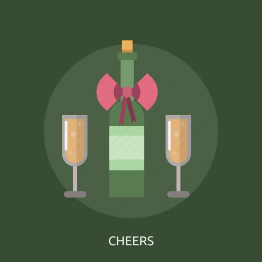Beer, cheers, glass, ribbon icon - Download on Iconfinder