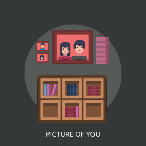 Book, bookcase, pickture of you icon - Download on Iconfinder