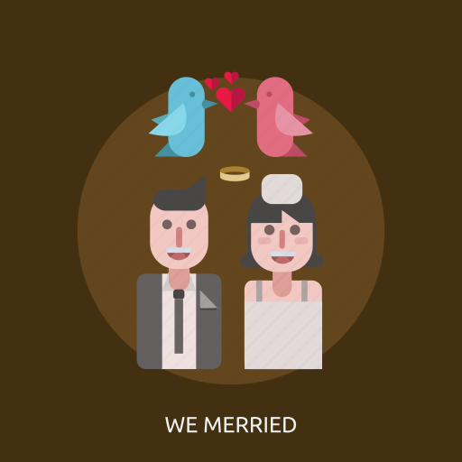 Bird, female, love, male, we maried icon - Download on Iconfinder