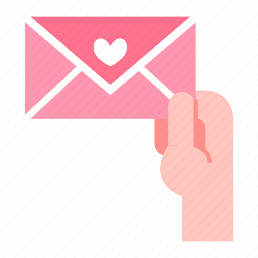 Envelope, heart, love letter, retro, romance, romantic, valentine icon - Download on Iconfinder