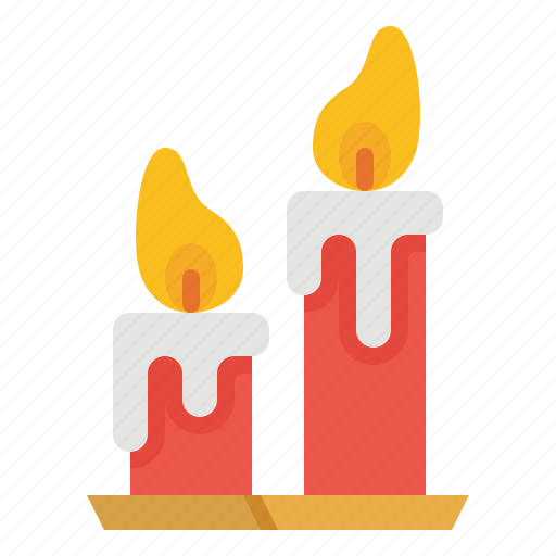 Candles, decoration, dinner, light icon - Download on Iconfinder
