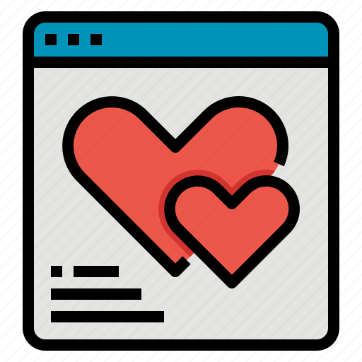 Dating, love, romance, valentine, website icon - Download on Iconfinder