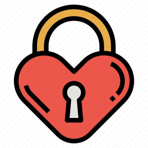 Heart, key, lock, love, romance icon - Download on Iconfinder