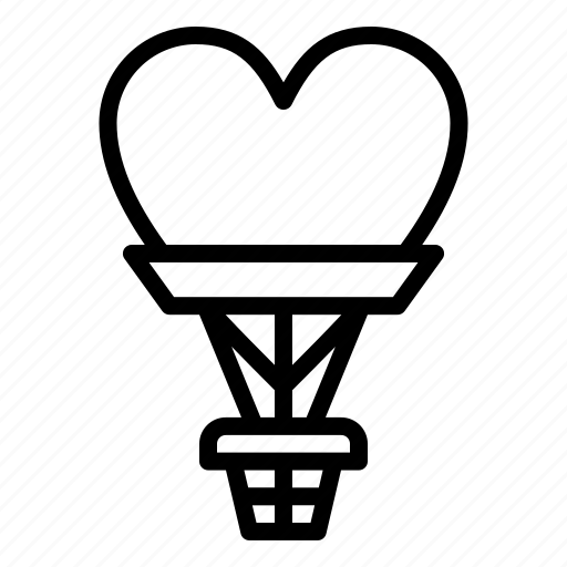 Valentine, airballonlove icon - Download on Iconfinder