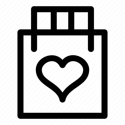 Valentine, shopping, gift, bag, love icon - Download on Iconfinder