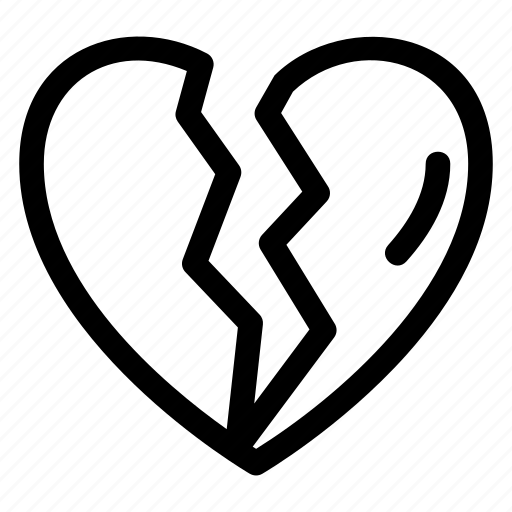 Heartbreak, love, heart, sad, relationship, romance icon - Download on Iconfinder