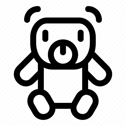 Teddy, bear, cute, toy, animal icon - Download on Iconfinder