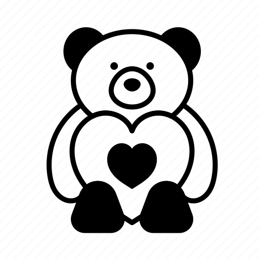 Valentines, teddy bear, valentine, teddy, romantic, romance icon - Download on Iconfinder