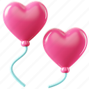 love, balloons, love balloons, valentine-balloons, heart-balloons, decoration, celebration, party-decoration, party-balloons