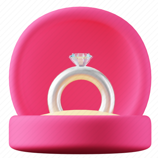Wedding, ring, wedding ring, diamond ring, engagement ring, jewelry, diamond icon - Download on Iconfinder
