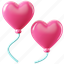 love, balloons, love balloons, valentine-balloons, heart-balloons, decoration, celebration, party-decoration, party-balloons 