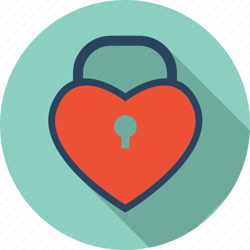 Valentine, favorite, heart, locked, love, romantic icon - Download on Iconfinder