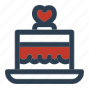 valentine&#x27;s day, romantic, cake, love