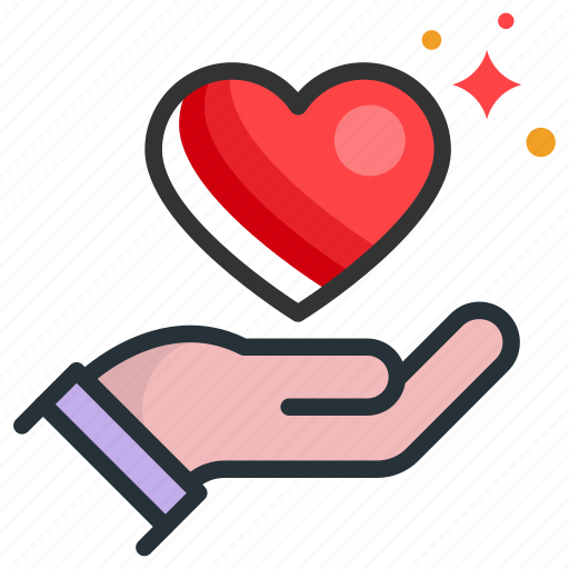Dating, giving, heart, love, receive icon - Download on Iconfinder