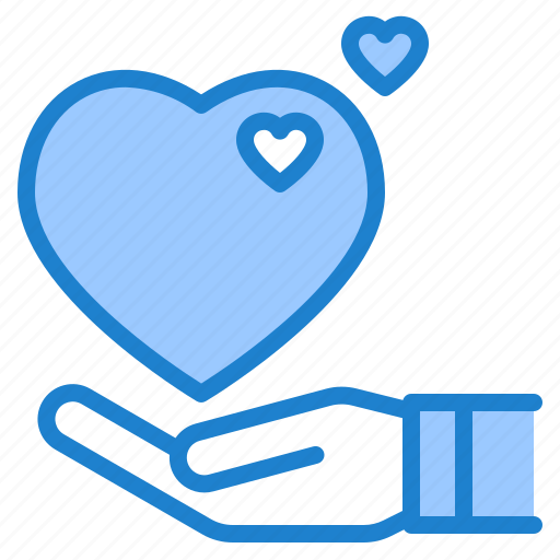 Heart, love, valentine, romance, hand icon - Download on Iconfinder