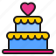 cake, bakery, valentine, dessert, wedding 