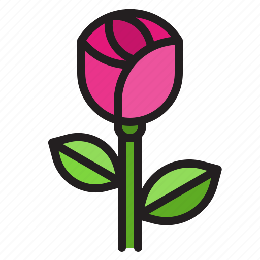 Rose, flower, flora, love, valentine icon - Download on Iconfinder