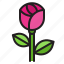 rose, flower, flora, love, valentine 