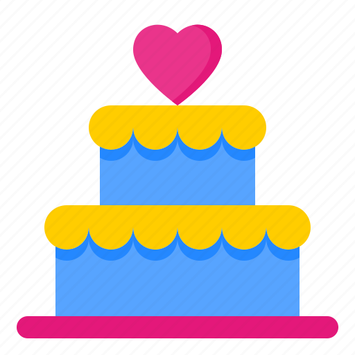 Cake, bakery, valentine, dessert, wedding icon - Download on Iconfinder
