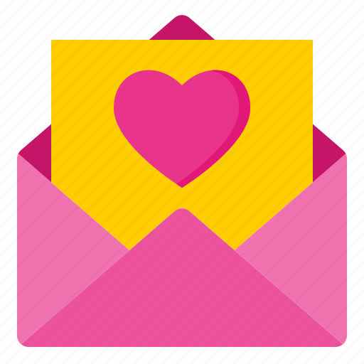 Mail, envelope, love, heart, letter icon - Download on Iconfinder