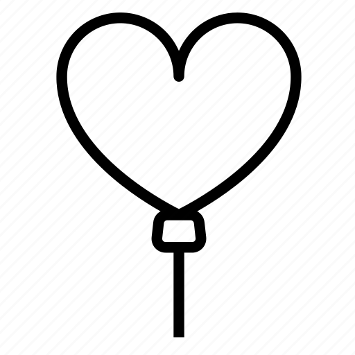 Valentine, love balloon, wedding, romance, gift, romantic, favorite icon - Download on Iconfinder