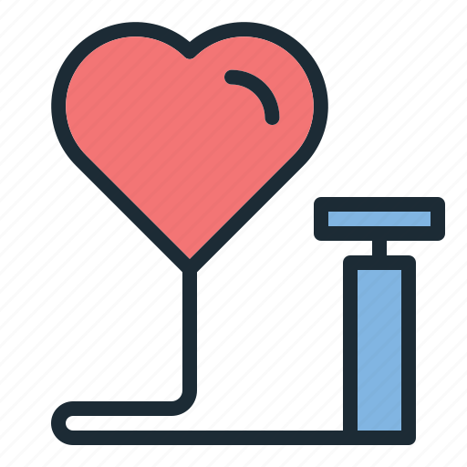 Love, ballon, heart, valentine, romance, romantic, gift icon - Download on Iconfinder