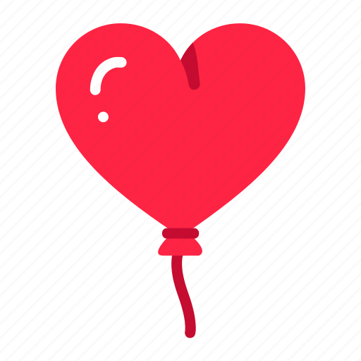 Balloon, day, gift, heart, love, romance, romantic icon - Download on Iconfinder