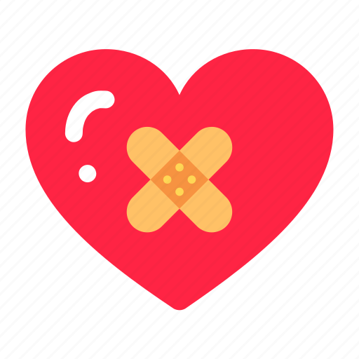 Bandage, breakup, couple, date, heart, love, marriage icon - Download on Iconfinder