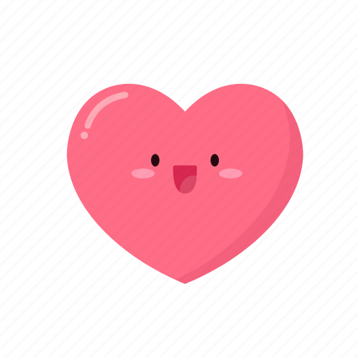Heart, emoji, love, romance, smile, like, face icon - Download on Iconfinder