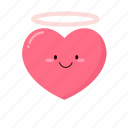 heart, emoji, angle, love, favorite, romance, valentine, good