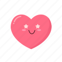 heart, emoji, love, romance, favorite, valentine, romantic, like, star