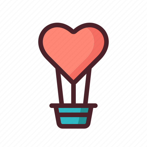 Valentine, letter, red, pink, heart icon - Download on Iconfinder