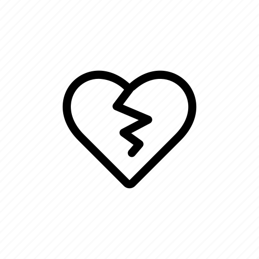 Valentine, men, red, pink, broken, heart icon - Download on Iconfinder