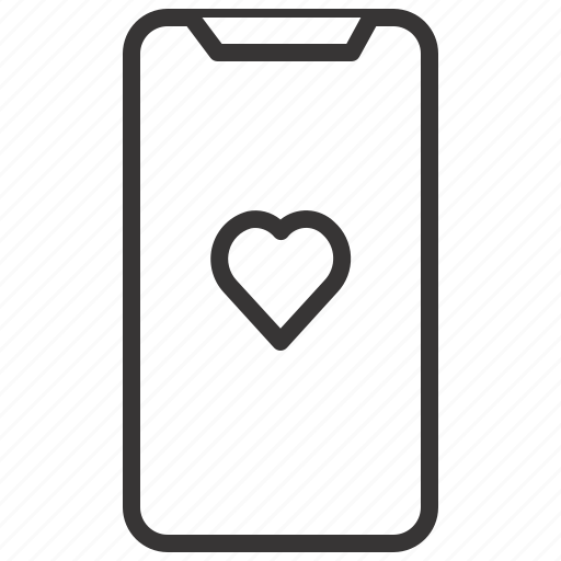 Holiday, love, romantic, smartphone, valentine, wedding icon - Download on Iconfinder