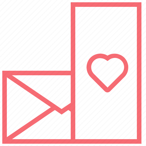 Card, gift, love, romance, romantic, valentine, valentines icon - Download on Iconfinder