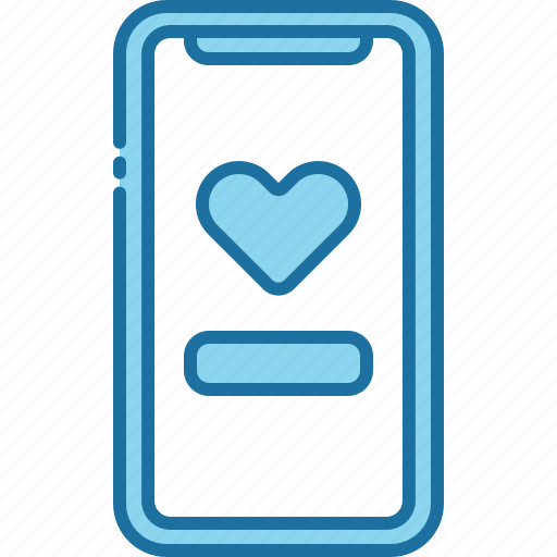 Smartphone, communication, message, dating app, chat, love icon - Download on Iconfinder