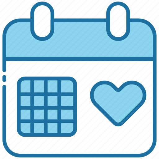 Calendar, date, event, valentine, heart, love icon - Download on Iconfinder