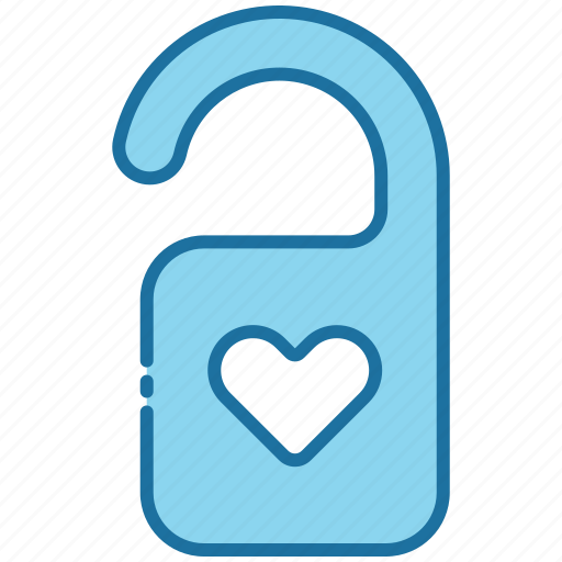 Door, door hanger, hotel, valentine, heart, love icon - Download on Iconfinder