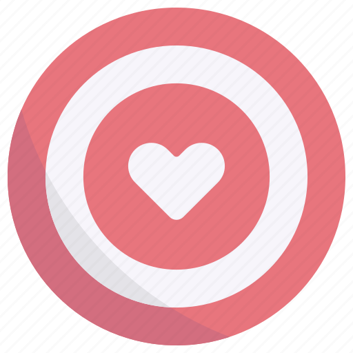 Target, goal, idea, strategy, success, heart, love icon - Download on Iconfinder