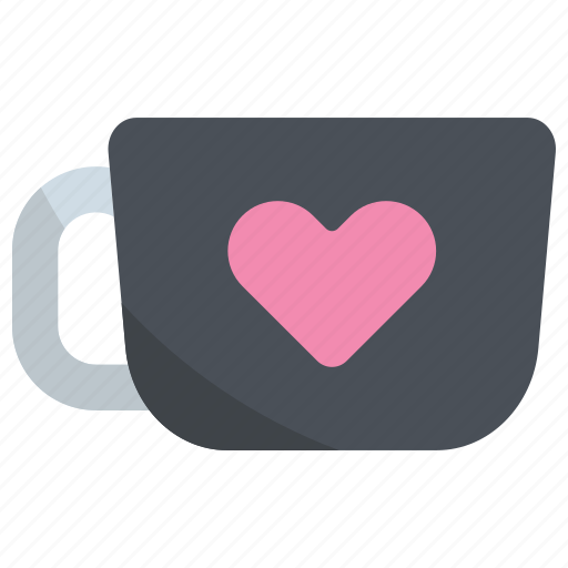 Coffee, drink, valentine, mug, tea, love icon - Download on Iconfinder