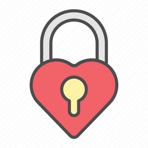 Lock, love, romantic, valentine icon - Download on Iconfinder
