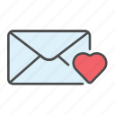 letter, love, mail, message, valentine