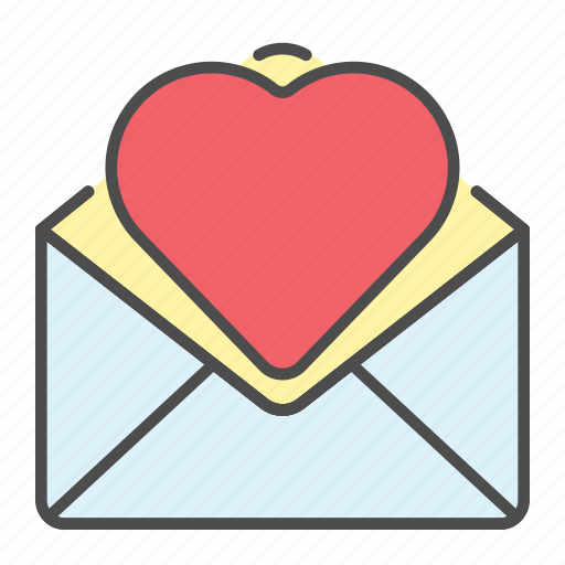 Letter, love, mail, message, open, valentine icon - Download on Iconfinder